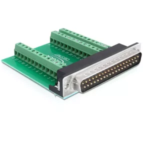   Delock adapter Sub-D 37 tűs apa > Terminálblokk 39 tűs (DL-65320)