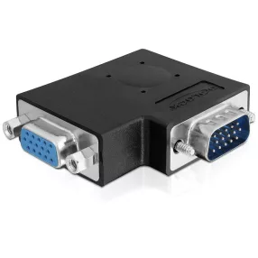   Delock adapter VGA apa / anya 90 -os szögben oldalra (DL-65345)