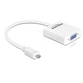 Delock HDMI-micro D adapter, apa > VGA anya (DL-65347)