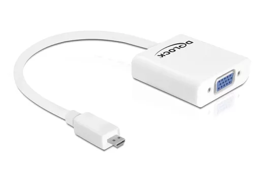 Delock HDMI-micro D adapter, apa > VGA anya (DL-65347)