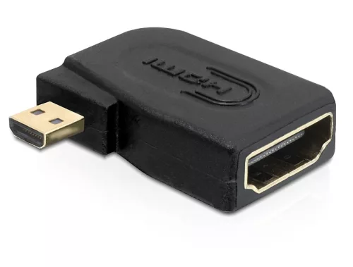 Delock adapter magas sebességű HDMI - micro D apa > A anya oldalra fordítva (DL-65352)