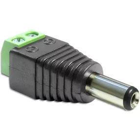   Delock Adapter DC 2.1 x 5.5 mm apa> Terminál blokk 2 érintkezővel (DL-65396)
