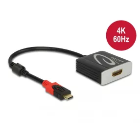   Delock Aktív USB Type-C  - HDMI átalakító 4K 60 Hz (HDR) (DL-65400)