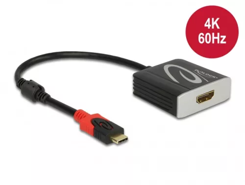 Delock Aktív USB Type-C  - HDMI átalakító 4K 60 Hz (HDR) (DL-65400)
