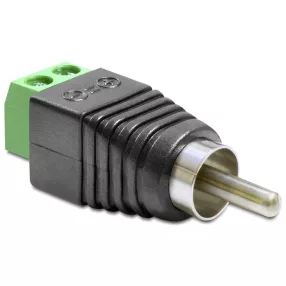   Delock Adapter RCA apa > Terminál Blokk 2 érintkezővel (DL-65417)