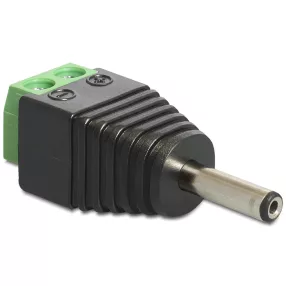   Delock adapter DC 1.3 x 3.5 mm apa > Terminal Block 2 pin (DL-65434)