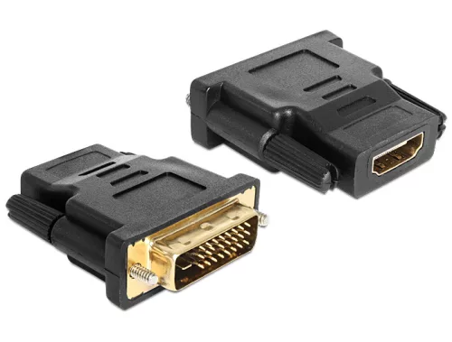 Delock DVI 24+1 pin apa > HDMI anya adapter (DL-65466)