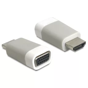   Delock adapter HDMI-A apa > VGA anya adapter, szürke (DL-65472)