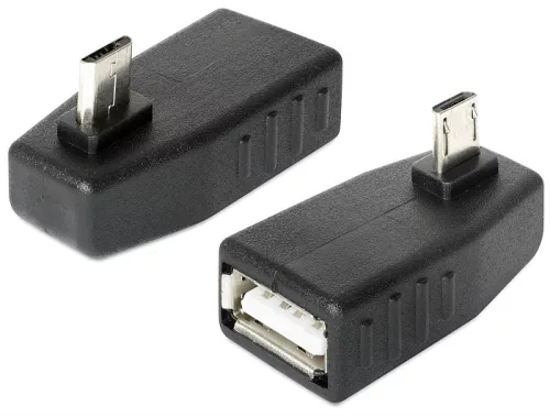 Delock adapter USB micro-B apa > USB 2.0-A anya, OTG, 270 -ban forgatott (DL-65473)