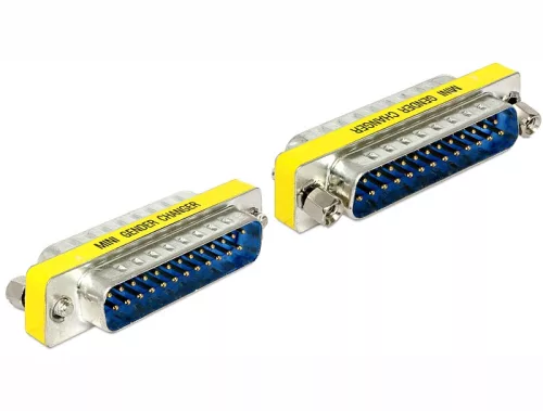 Delock Sub-D 25 pin apa > apa nemváltó adapter (DL-65482)