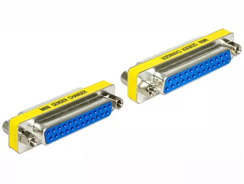 Delock Sub-D 25 pin anya > anya nemváltó adapter (DL-65483)