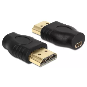 Delock HDMI micro D anya > HDMI A apa adapter (DL-65507)
