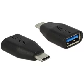   Delock Adapter Super nagy sebességű USB 10 Gbps (USB 3.1 Gen 2) USB C típus > USB 3.1 A (DL-65519)