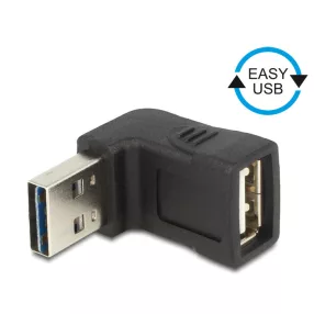   Delock EASY-USB 2.0-A apa > USB 2.0-A anya fel/le forgatott adapter (DL-65521)