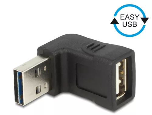 Delock EASY-USB 2.0-A apa > USB 2.0-A anya fel/le forgatott adapter (DL-65521)