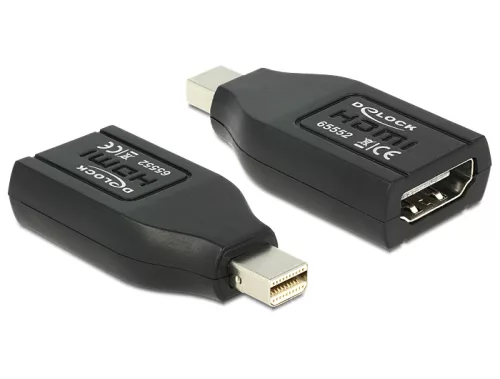 Delock Adapter mini Displayport-dugós csatlakozó > HDMI-csatlakozóhüvely (DL-65552)