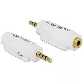   Delock Adapter 3.5 mm 4 pin Stereo jack apa> 3.5 mm 4 pin Stereo jack anya (DL-65590)