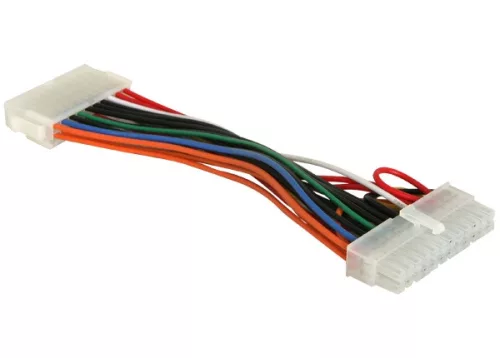 Delock ATX 24 tűs apa   ATX 20 tűs anya átalakító kábel (DL-65603)