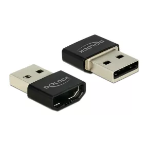   Delock adapter HDMI-A anya > USB A-típusú apa fekete (DL-65680)