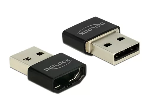 Delock adapter HDMI-A anya > USB A-típusú apa fekete (DL-65680)