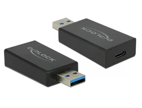 Delock adapter SuperSpeed USB 10 Gbps (USB 3.1 Gen 2) A > USB Type-C (DL-65689)