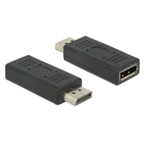   Delock Displayport adapter 1.2-es csatlakozódugóval > Displayport csatlakozóhüvellyel, portkímélovel (DL-65691)