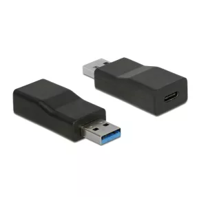   Delock Átalakító USB 3.1 Gen 2 A-típusú csatlakozódugó > USB Type-C típusú csatlakozóhüvely, aktív (DL-65696)