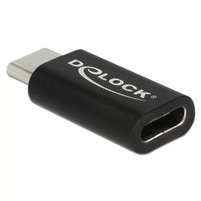   Delock Adapter SuperSpeed USB 10 Gbps (USB 3.1 Gen 2) USB Type-C csatlakozódugóval > csatlakozóhüve (DL-65697)