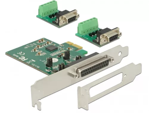 Delock PCI Express Card > 2 x Serial RS-422/485 ESD védett opcionális túlfeszültség-védelem (DL-65841)
