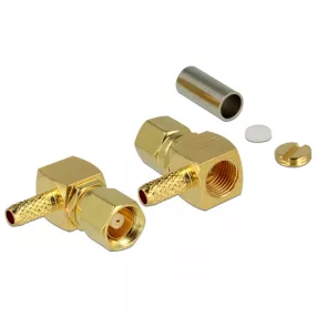   Delock SMC apa 90  meghajlítva RG-174 / RG-316 krimpelésére (DL-65860)
