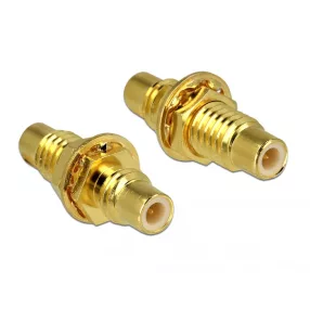   Delock Adapter, SMC hüvely > SMC hüvely, panelrögzítés (DL-65874)