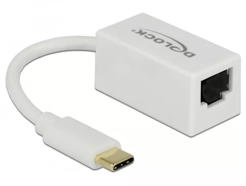 Delock Adapter SuperSpeed USB (USB 3.1 Gen 1) USB Type-C csatlakozódugóval > Gigabit LAN 10/100/100 (DL-65906)