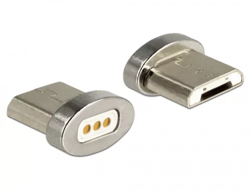 Delock USB Micro-B típusú apa mágneses csatlakozó (DL-65929)