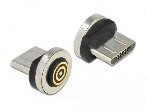 Delock USB Micro-B típusú apa mágneses csatlakozó (DL-65932)