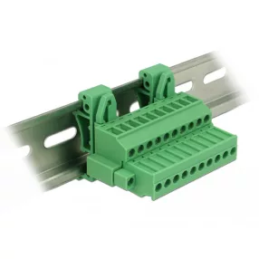   Delock Sorkapocs blokk készlet DIN sínhez 10 tűs csavarzárral (DL-65941)