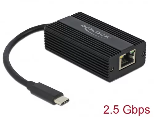 Delock USB Type-C adapter apa   2,5 Gigabit LAN (DL-65990)