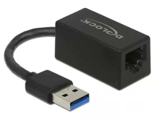 Delock Adapter SuperSpeed USB (USB 3.2 Gen 1) USB A-típusú > Gigabit LAN 10/100/1000 (DL-66039)