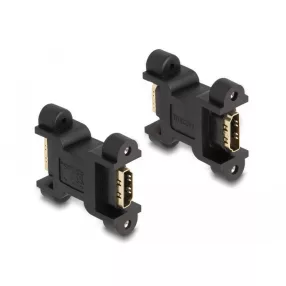   Delock HDMI-adapter anya-hüvelyhez csavaros csatlakozással (DL-66068)