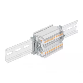   Delock DIN sín vég szorító rozsdamentes acél felcsavarozható 4 darab (DL-66231)