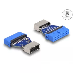   Delock USB 3.2 Gen 1 átalakító, tűfejes anya   belső A kulcs anya (DL-66233)