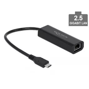 Delock USB Type-C adapter apa   2,5 Gigabit LAN (DL-66298)