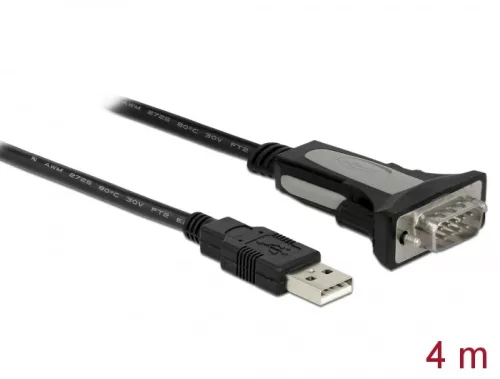Delock USB 2.0 - 1 x soros RS-232 adapter 4 m (DL-66323)