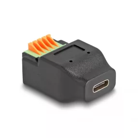   Delock USB Type-C  2.0 anya - Terminal block adapter nyomógombbal (DL-66457)