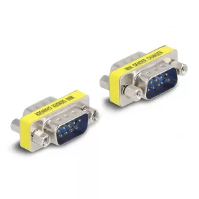   Delock D-Sub 9 pin Gender Changer apa - apa (anyákkal) 2 db.-os (DL-66464)
