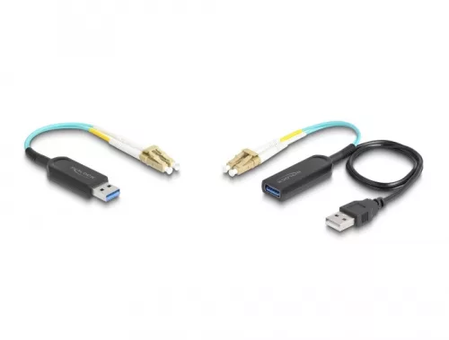 Delock A-típusú USB 10 Gbps bővítő szett LC Duplex kábellel (DL-66466)