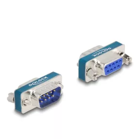   Delock RF/EMI interferencia elnyomó szűrő D-Sub 9 tűs apa   anya aluláteresztő induktívval (DL-66475)