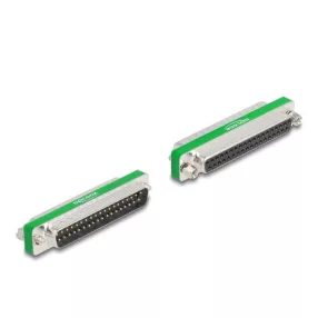   Delock RF/EMI interferencia elnyomó szűrő D-Sub 37 tűs apa   anya aluláteresztő szűrő képességgel (DL-66480)