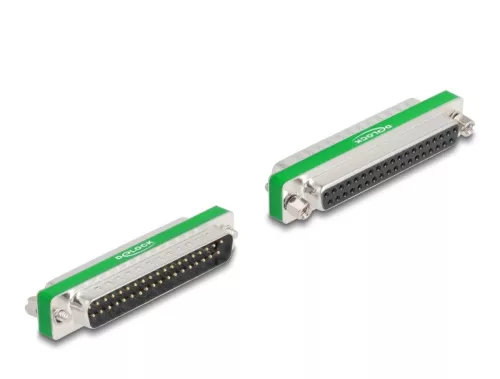 Delock RF/EMI interferencia elnyomó szűrő D-Sub 37 tűs apa   anya aluláteresztő szűrő képességgel (DL-66480)