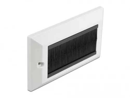 Delock Kábelrendező keret fekete fésűsávokkal 146 x 86 mm (DL-66492)