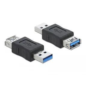   Delock USB 3.0 Adapter - A-típusú apa csatlakozó - A-típusú anya csatlakozó adat blokkoló (DL-66497)
